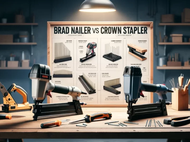 Brad Nailer vs Crown Stapler: The Ultimate Comparison for Your Project Needs
