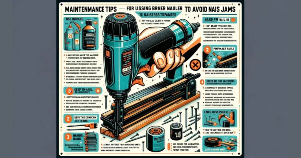 How to prevent Brad Nailer from jamming?
