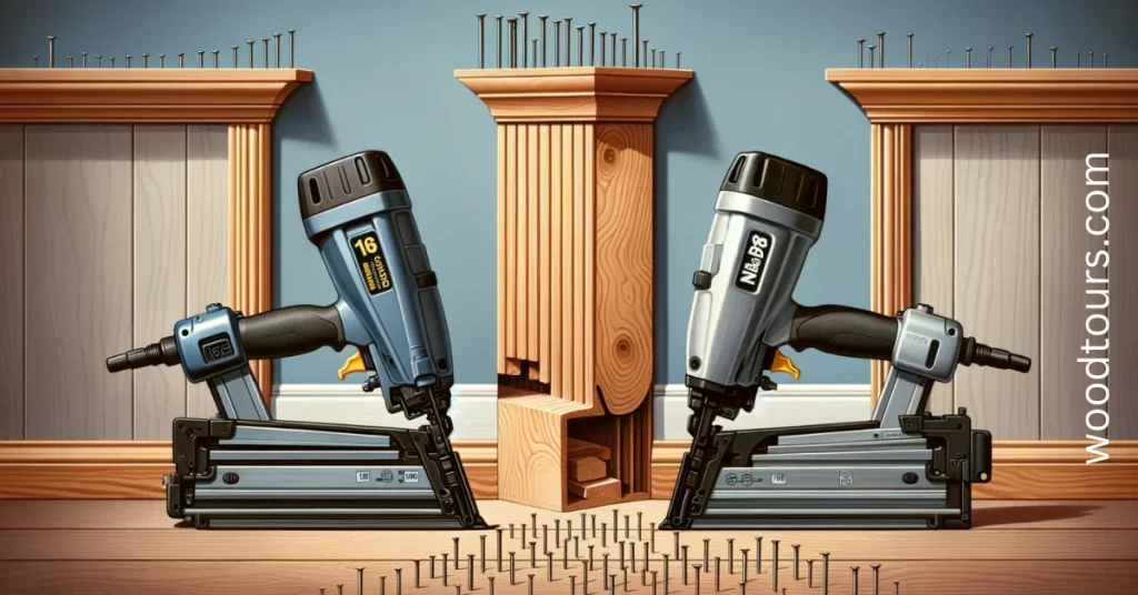 Is a 16 or 18-gauge nailer good for quarter-round?